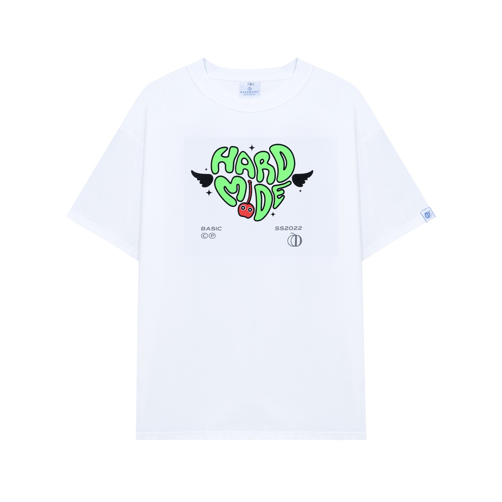 Áo thun nam nữ form rộng tay lỡ local brand Hard Mode Flying Heart Tee S-5XL