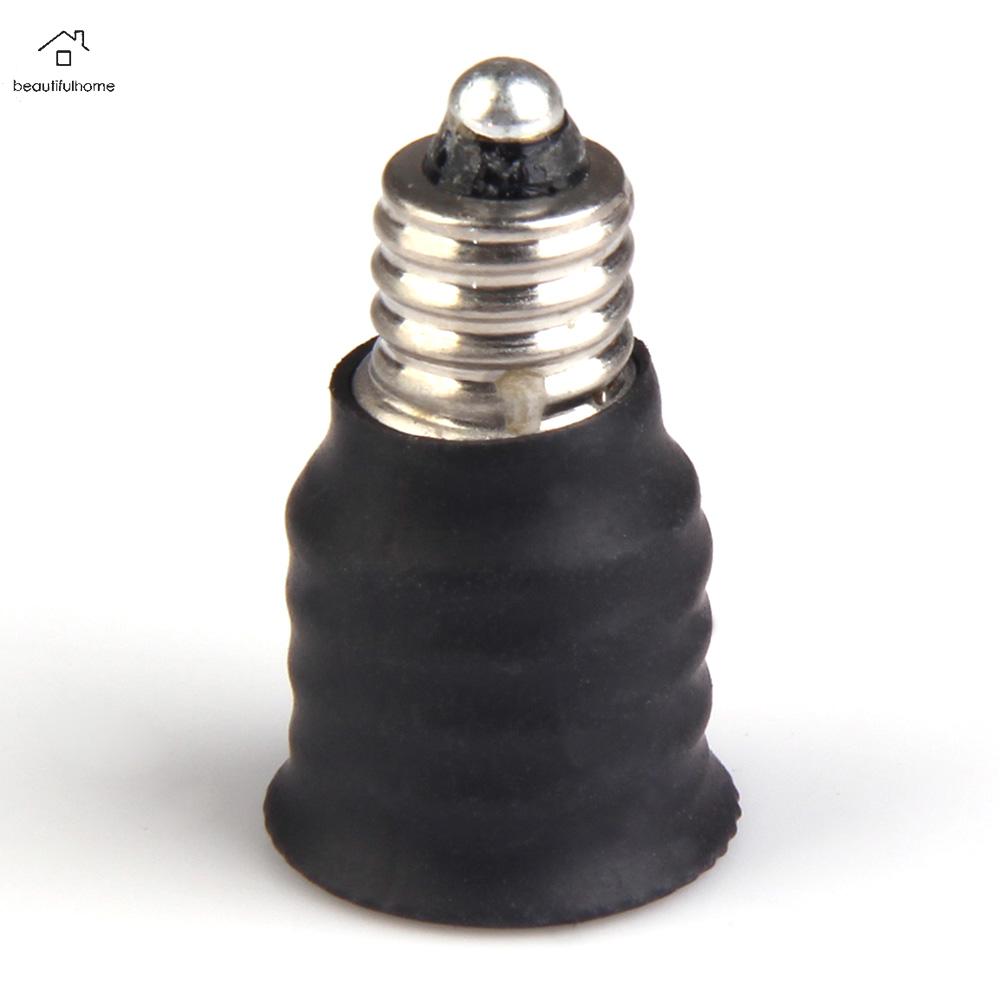 New E10 to E14 Base LED Light Lamp Bulb Adapter Converter Screw Socket