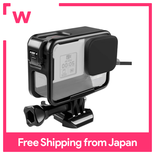 [Taisioner] GoPro HERO5/HERO6/hero7 khung bảo vệ + Nắp Silicon mở/đóng loại thế hệ thứ 3 phụ kiện máy ảnh thể thao