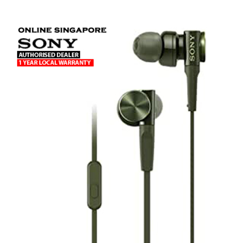 Online Singapore - Sony MDR-XB75AP EXTRA BASS In-Ear Headphones with Microphone Singapore