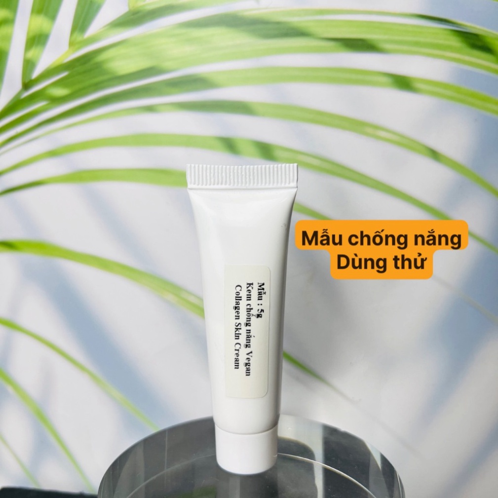 Chính hãng Kem Chống nắng nâng tone ,kiềm dầu Derma Share  Vegan Collagen  Skin Sun Cream SPF50+/PA++++) 50ml