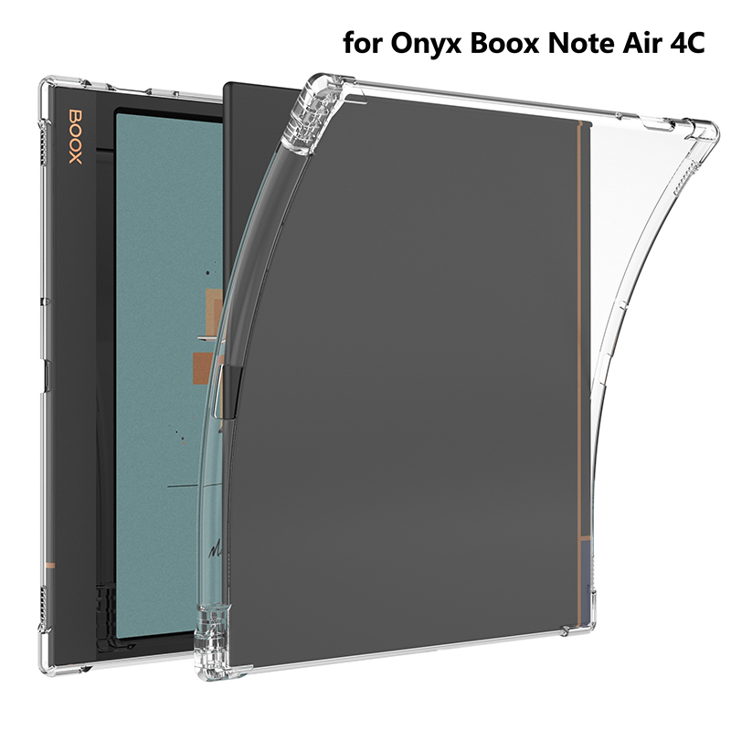 BOOX Note Air 4C (専用ペン、カバー付き) Boox Note Air 4C Case: Soft Tpu Anti-Fall Cover With Pen Slot