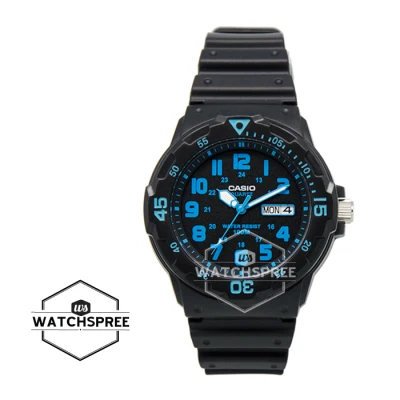 [WatchSpree] Casio Men's Black Resin Strap Watch MRW200H-2B MRW-200H-2B [Kids]