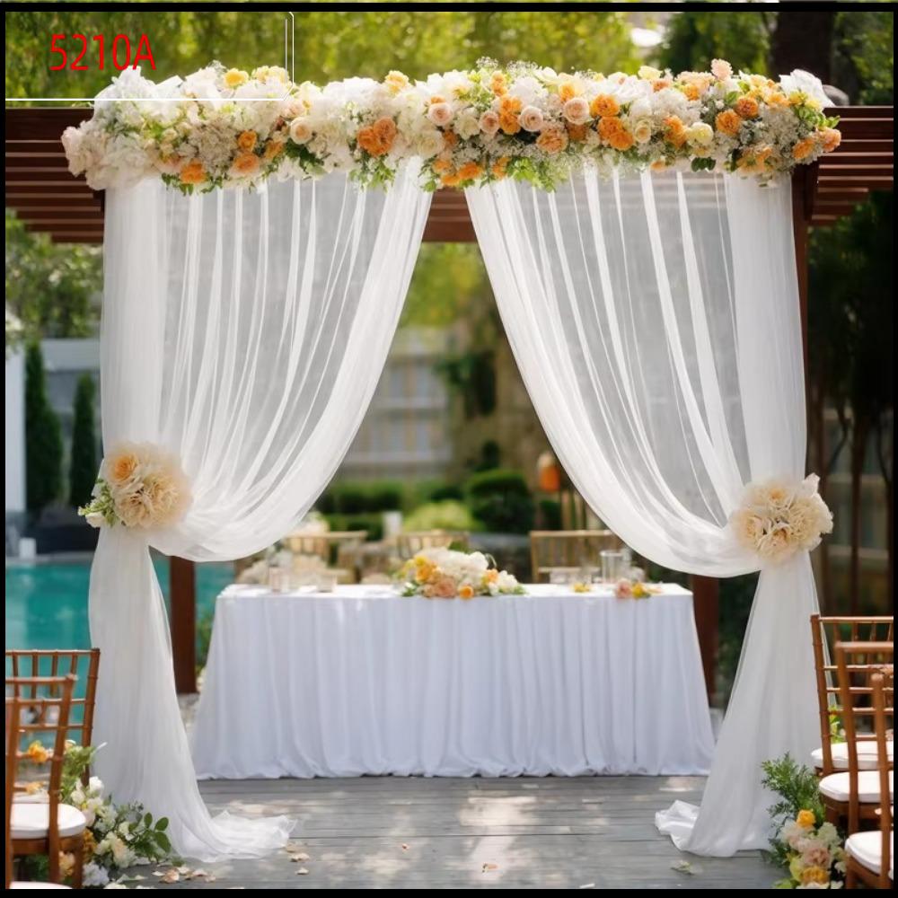 เลือกซื้อ ผ้าม่าน 5210A ชีฟองผ้าชีฟอง ม่านฉากหลัง 150x215CM ไร้ริ้วรอย พื้นหลังการถ่ายภาพ Slight glimmer SHEER ผ้าม่านซุ้มแต่งงาน ตกแต่งปาร์ตี้งานแต่งงาน ราคาพิเศษ มีเก็บเงินปลายทาง