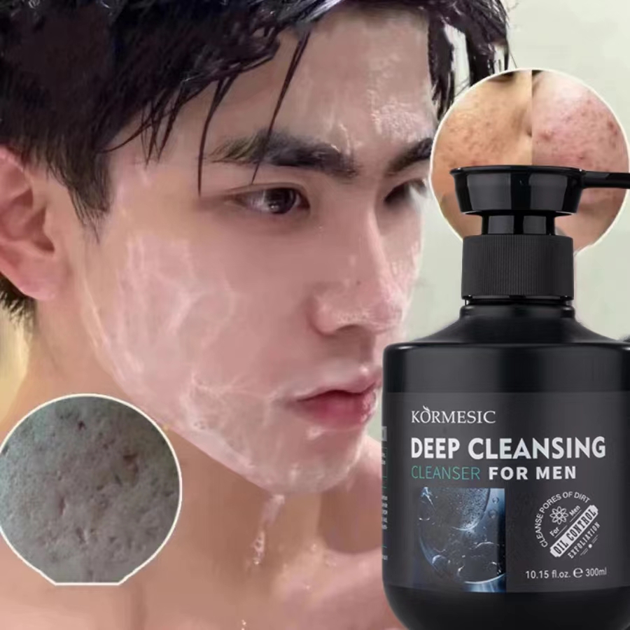 Sữa rửa mặt nam giới Sữa rửa mặt cho da mụn 300ml cho sáng da sạch sâu kiềm dầu giảm mụn thâm hiệu quả
