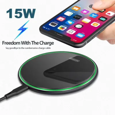 Qi Wireless Charger 15W Fast Wireless Charging for Apple & Samsung (Local Stock)