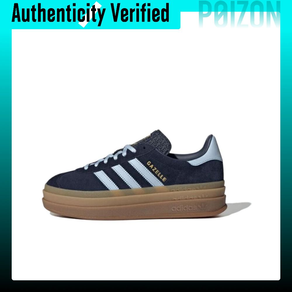 รองเท้าผู้หญิง adidas Originals GAZELLE BOLD รองเท้าสเก็ตบอร์ด Low Top ผู้หญิงสีน้ำเงิน IH6787 ราคา 12,298 บาท*ส่งฟรี