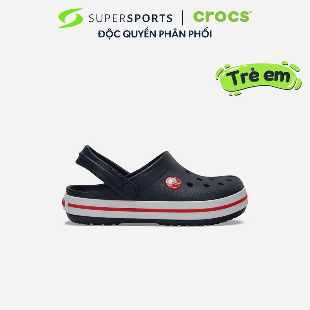 Giày clog trẻ em Crocs Crocband Navy/Red - 207006-485