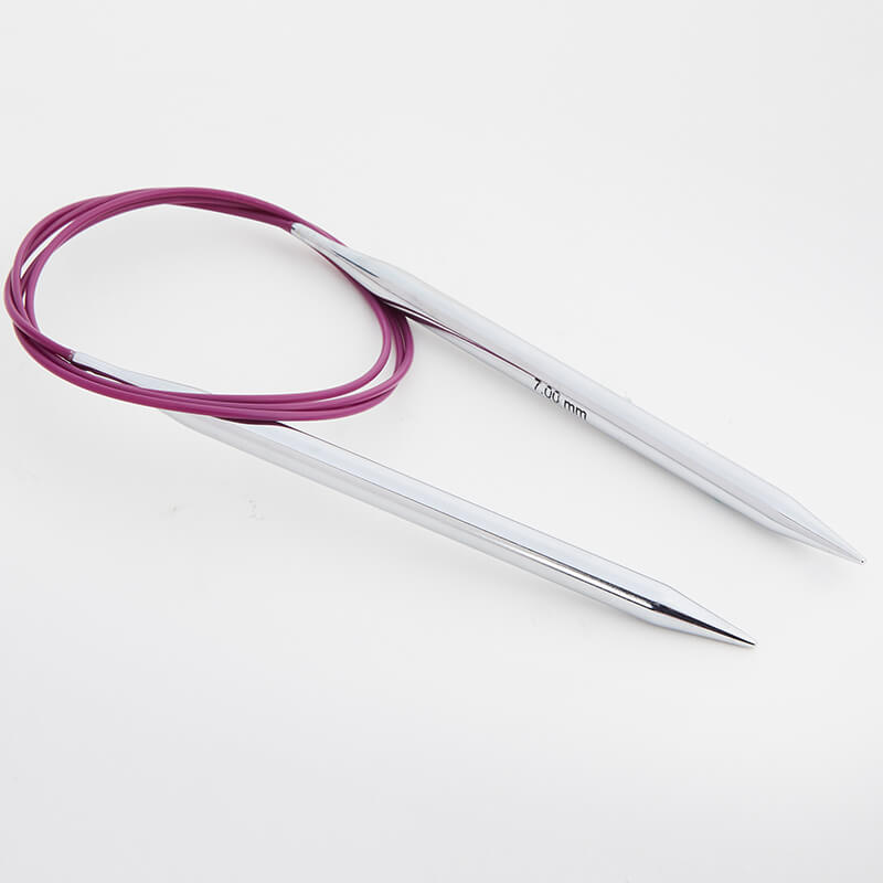 Kim đan vòng metal NOVA dài 80cm, nhập khẩu từ Knitpro, đan áo, váy, khăn
