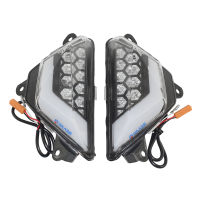Motorbike E-Mark Front Turn Signals Blinker Daytime Running LED Light  For Kawasaki Ninja 300 250 400 500 650 ZX4R ZX6R ZX25R Z1000SX