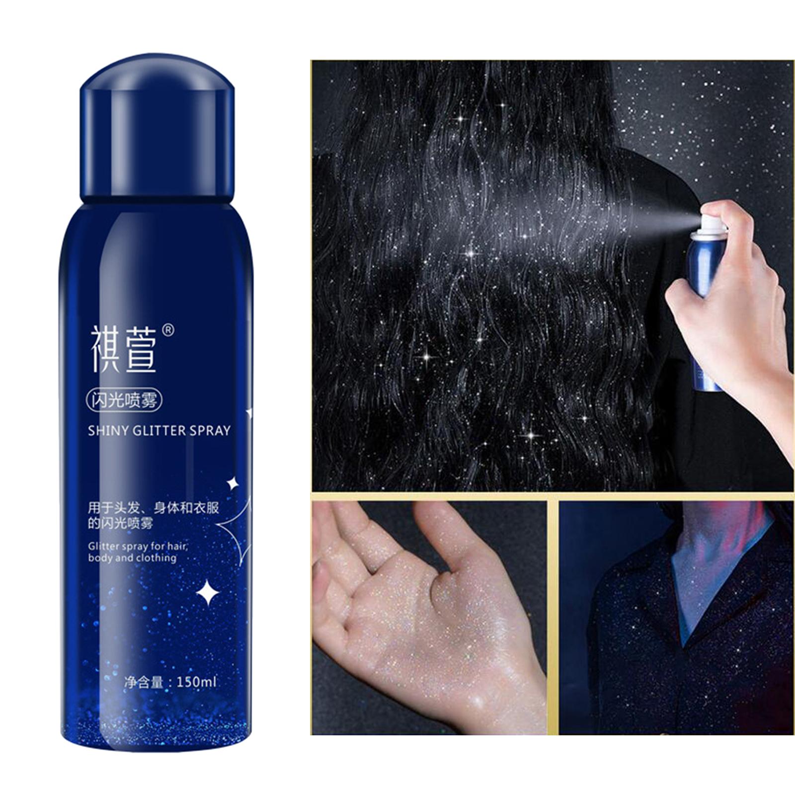 spray glitter for dresses 2022 Temporary Glitter Spray, Body Shimmery Spray for Skin, Face, Hair –  ALIVER main image 1