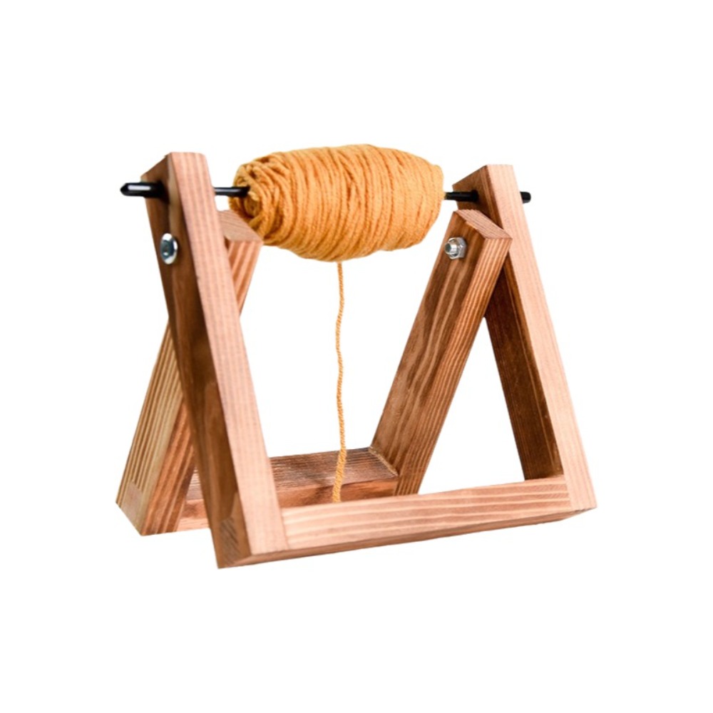 Detachable Frame Wool Storage Rack Wooden Handmade Yarn Ball Stand Stable Rack Rotating Yarn Ball Holder Crochet Projects