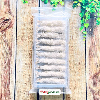 Tôm TEMPURA tẩm bột sẵn tiện lợi (Tôm tẩm bột chiên xù Tempura) (10 Con / Khay) 260G