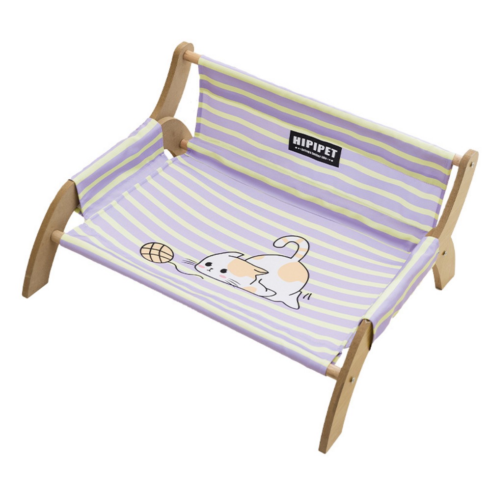 ZENDO12 Chống mài mòn Ghế sofa cho thú cưng Có thể tháo rời Chống ẩm Giường cho chó Thời trang Thoáng khí Ghế tựa Sọc Hình Mèo Dành cho gia đình - 2