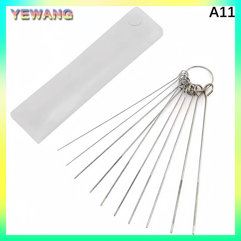 YEWANG 10 cái Đầu vòi hoa sen làm sạch bàn chải lỗ nhỏ công cụ làm sạch chống tắc nghẽn Mini crevice lông cho khoảng cách vòi phun phòng tắm ô tô - 6