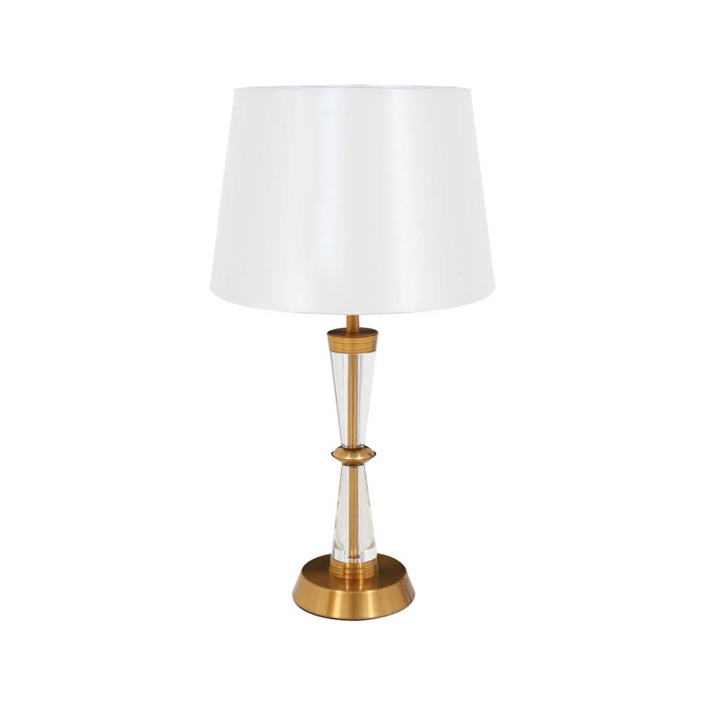 HomePro ไฟตั้งโต๊ะ MT5322 สีขาว/ใส/ทอง แบรนด์ CARINI ราคา 1,709 บาท*ส่งฟรี