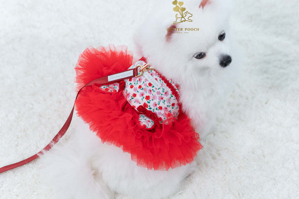 Glitter Pooch Harness ชุดรัดอก สายจูง เสื้อผ้า สุนัข, หมา, แมว, สัตว์เลี้ยง พร้อม สายจูง รุ่น Fairyfloss Lunar Tutu Dress - ยี่ห้อ Glitter Pooch ราคา 1,180 บาท*ส่งฟรี