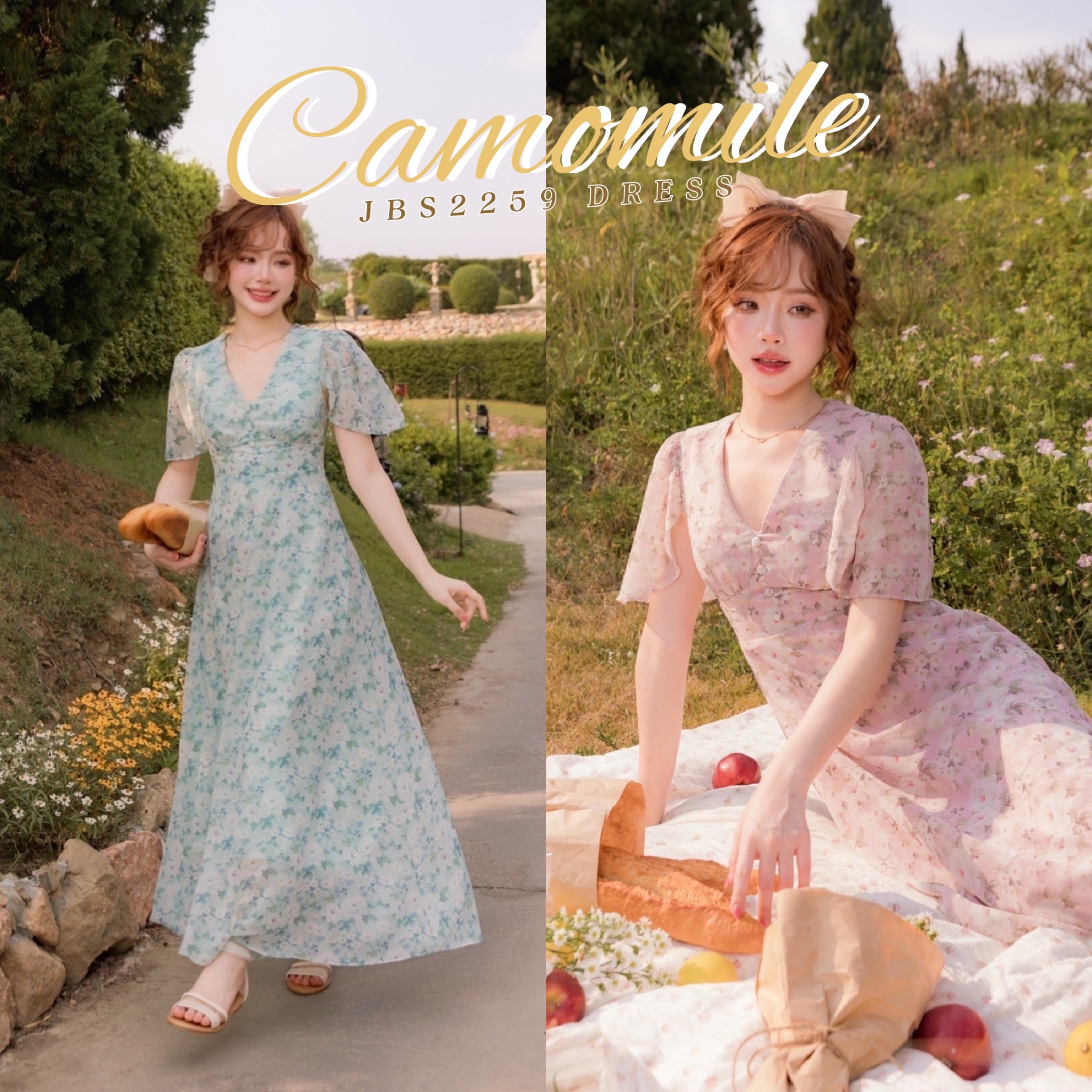 #JBS2259 Camomile Dress ราคา 990 บาท*ส่งฟรี