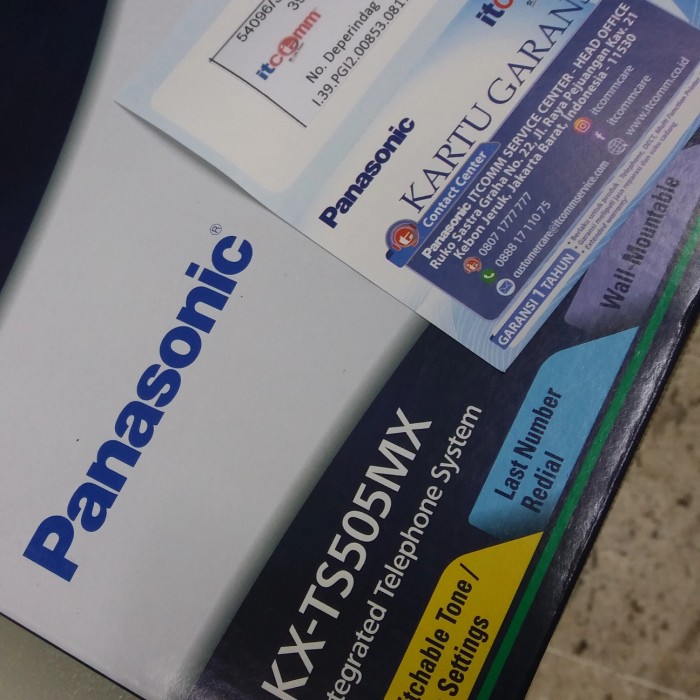 PESAWAT TELPON PANASONIC KX-TS505MX Giá 435,000 Đồng*Miễn phí vận chuyển