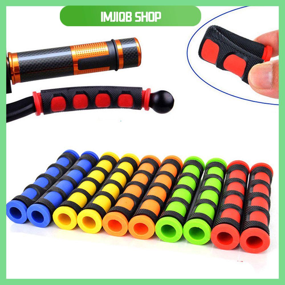 Imjiqb Shop 2 miếng bảo vệ tay cầm thông dụng chống trượt mềm bàn phanh bọc cần gạt ghi đông xe đạp tay cầm xe máy