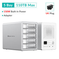 Yottamaster 10Gbps SATA HDD SSD Enclosure 2.5 3.5 inch Type C HD External Case USB3.1 Daisy Chain Hard Drive Storage Box for MAC