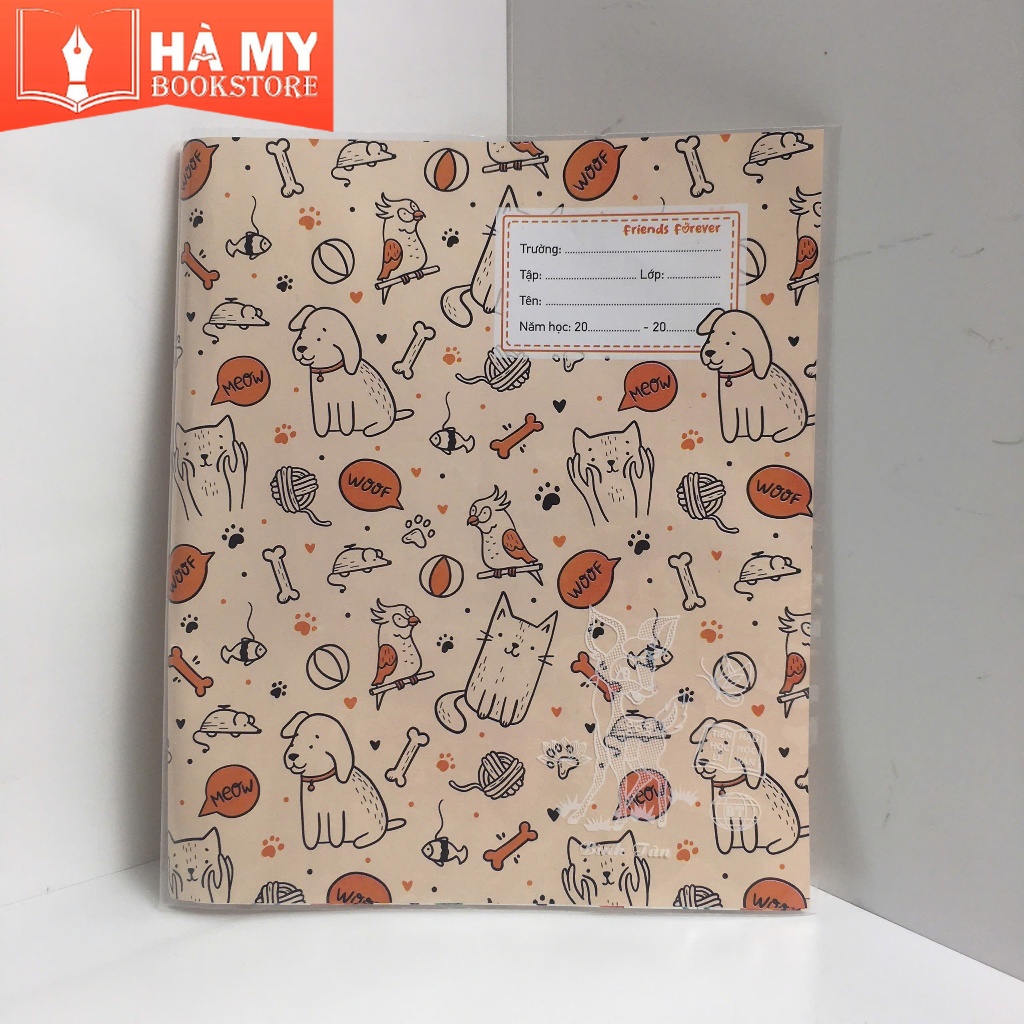 (Xấp 10 Tờ) Giấy bao tập vở học sinh chất giấy kraft size 20.5cm