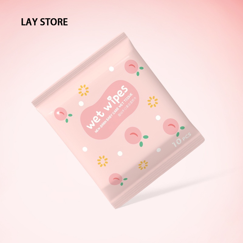OUDAIXIU OUDAIXIU 10 pieces of multi-purpose hand shoe wiping wipes made of non-woven fabric ราคา 3 บาท*ส่งฟรี