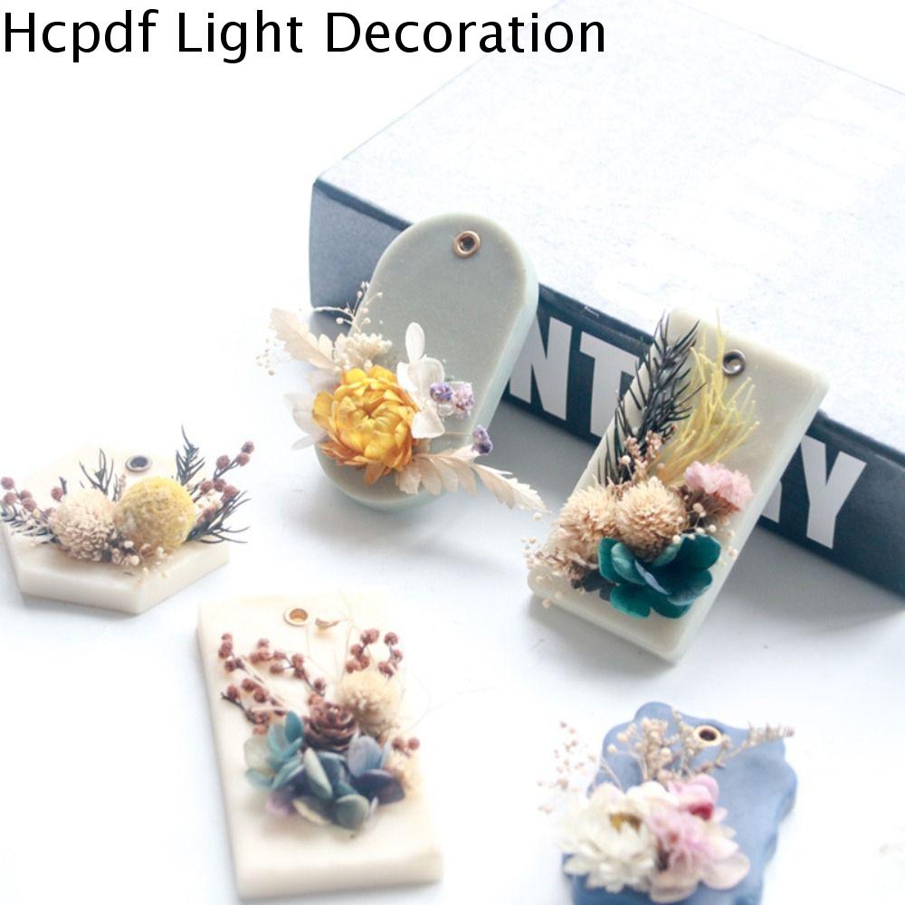 HCPDF Bền Không mùi Nhựa Epoxy Tự làm Đồ trang trí treo Thạch cao Khuôn silicon Trang trí nhà cửa Khuôn xà phòng Khuôn nến