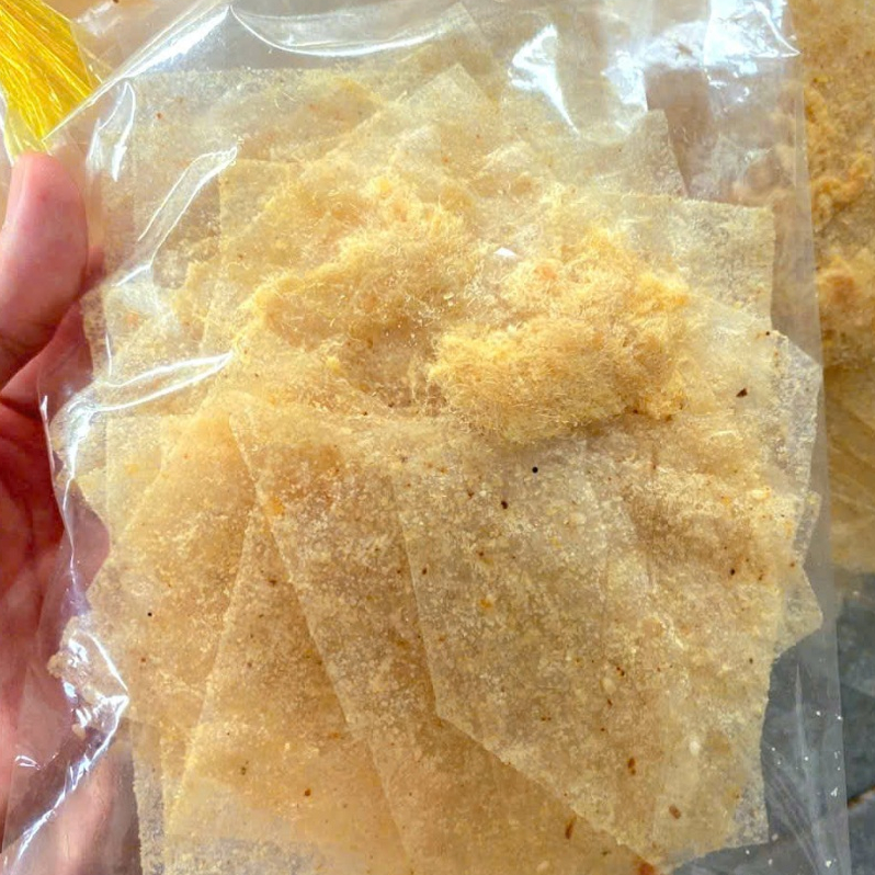Bánh Tráng Phô Mai Chà Bông (Xâu 10 Bịch) - Thơm Mặn Ngọt Béo, Đặc Sản Bánh Tráng Tây Ninh