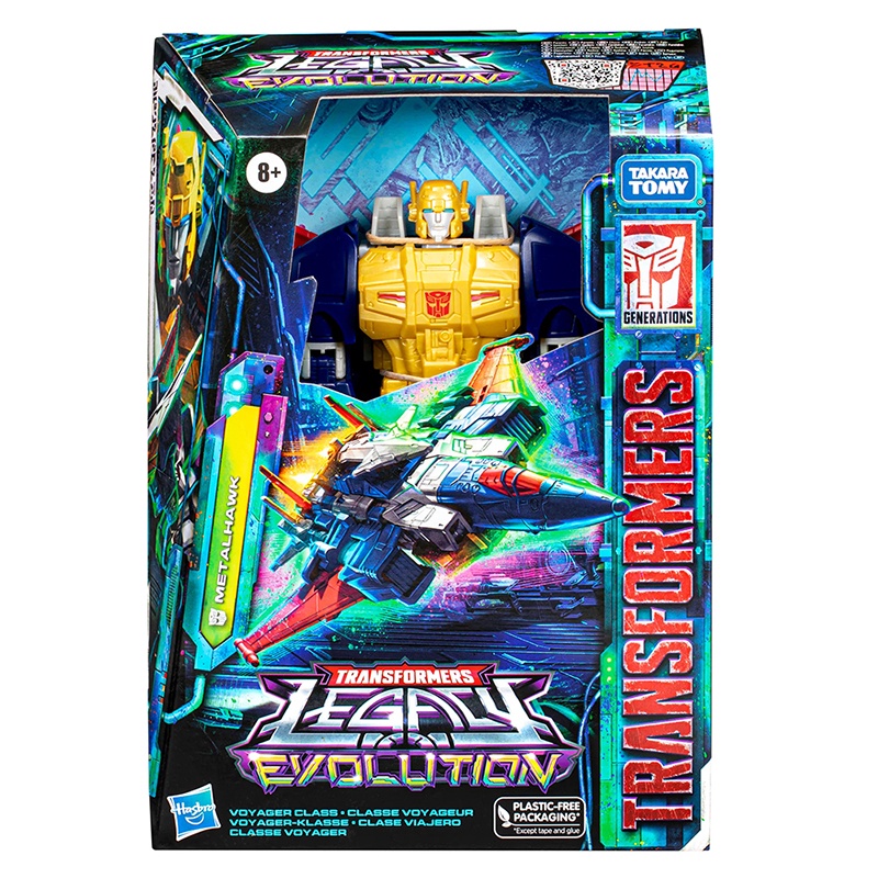 โมเดลฟิกเกอร์ อาร์ตทอย กล่องสุ่มของสะสม barang kualiti Hasbro Metalhawk Voyager Class Transformers Generations Legacy Evolution Action Figure Model Kid Toy Birthday Gift hadiah