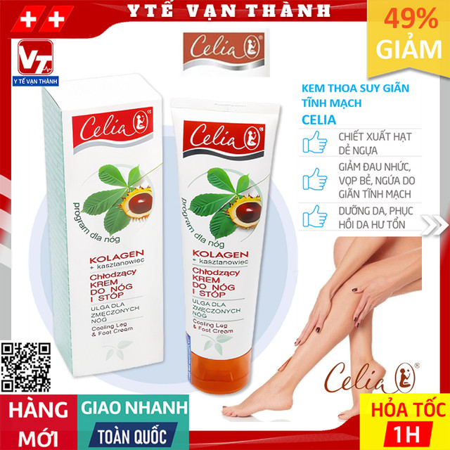 ✅ Kem Thoa Suy Giãn Tĩnh Mạch Celia | Nhập khẩu từ Ba Lan -VT0043 - Y Tế Vạn Thành