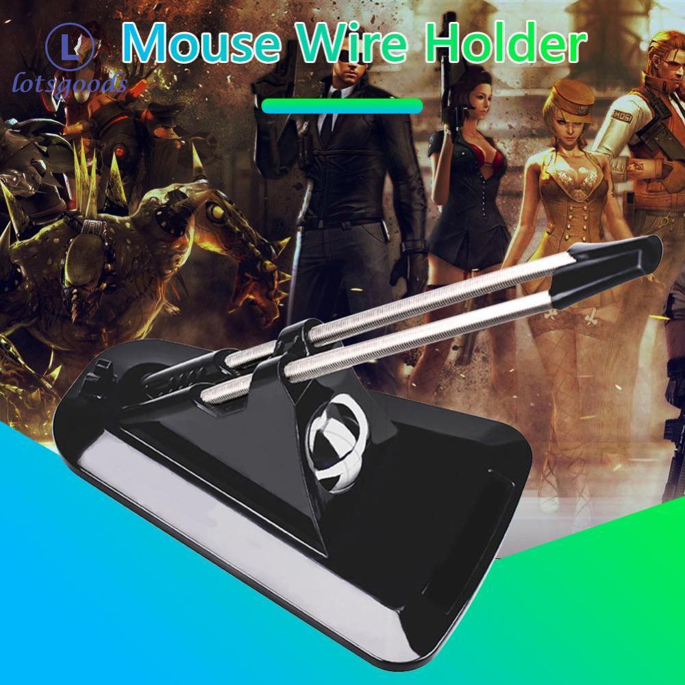 【Hàng mới】 Chuột Laptop kẹp có dây tổ chức Dây cáp có thể điều chỉnh Bungee cho máy tính để bàn và màu xám phụ kiện chơi game