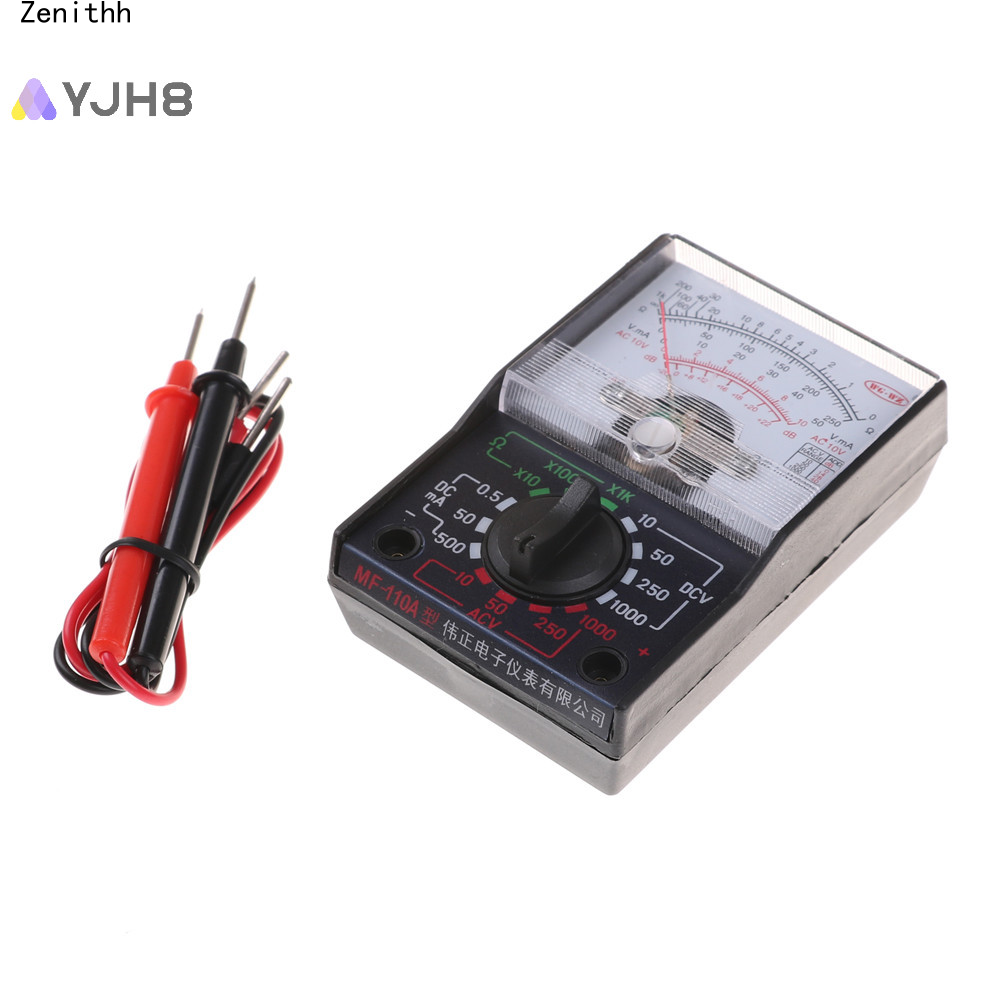 [Yjh8] Vôn kế DC / AC 1000V 250mA Ampe kế 1K Đồng hồ đo điện trở Ana vạn năng Công cụ mới