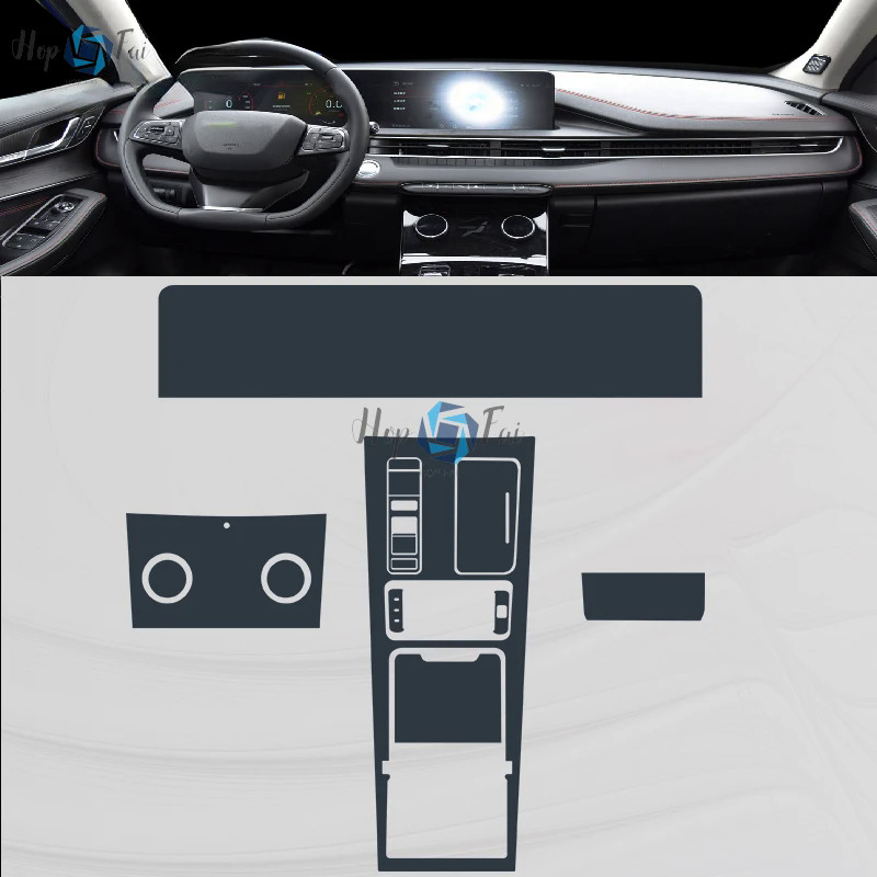Cho Chery Exeed LX 2019 2022 Xe Nội Thất Trung Tâm Giao Diện Điều Khiển Trong Suốt TPU Bảo Vệ Phim Chống-Đầu Sửa Chữa Phim Phụ Kiện