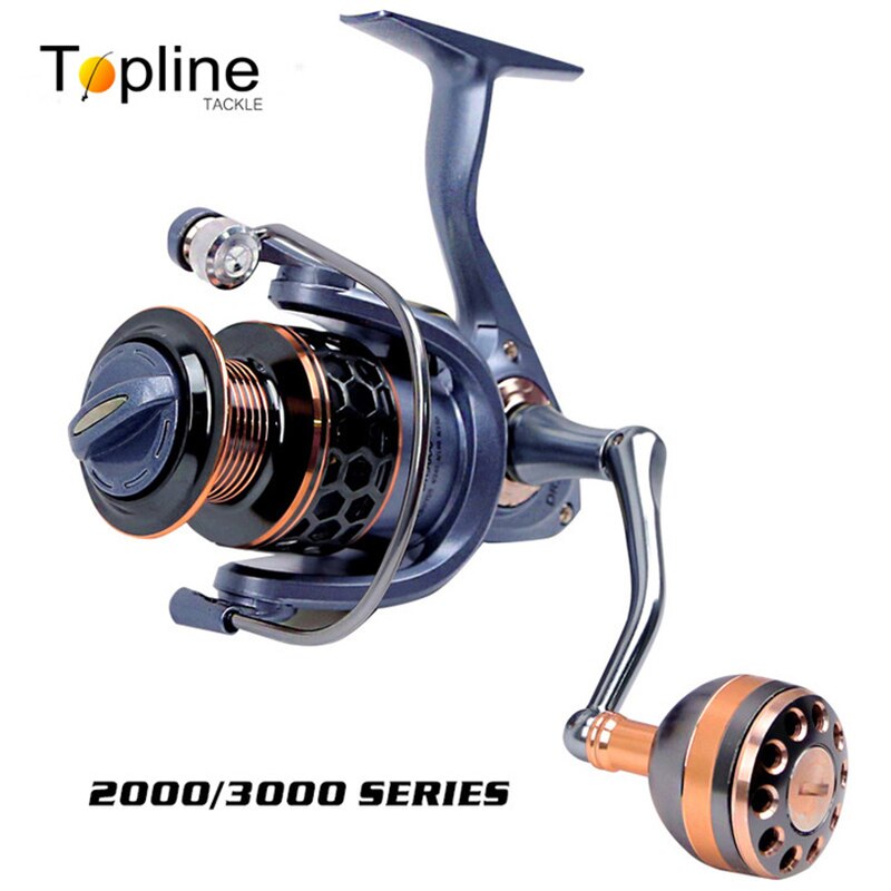 TOPE quay Reel 1000 biển nóng bánh xe nước ngọt pesca phanh trước Hệ thống chất lượng Max kéo 21kg câu cá Ống cuộn cuộn dây câu ống cuộn dây câu