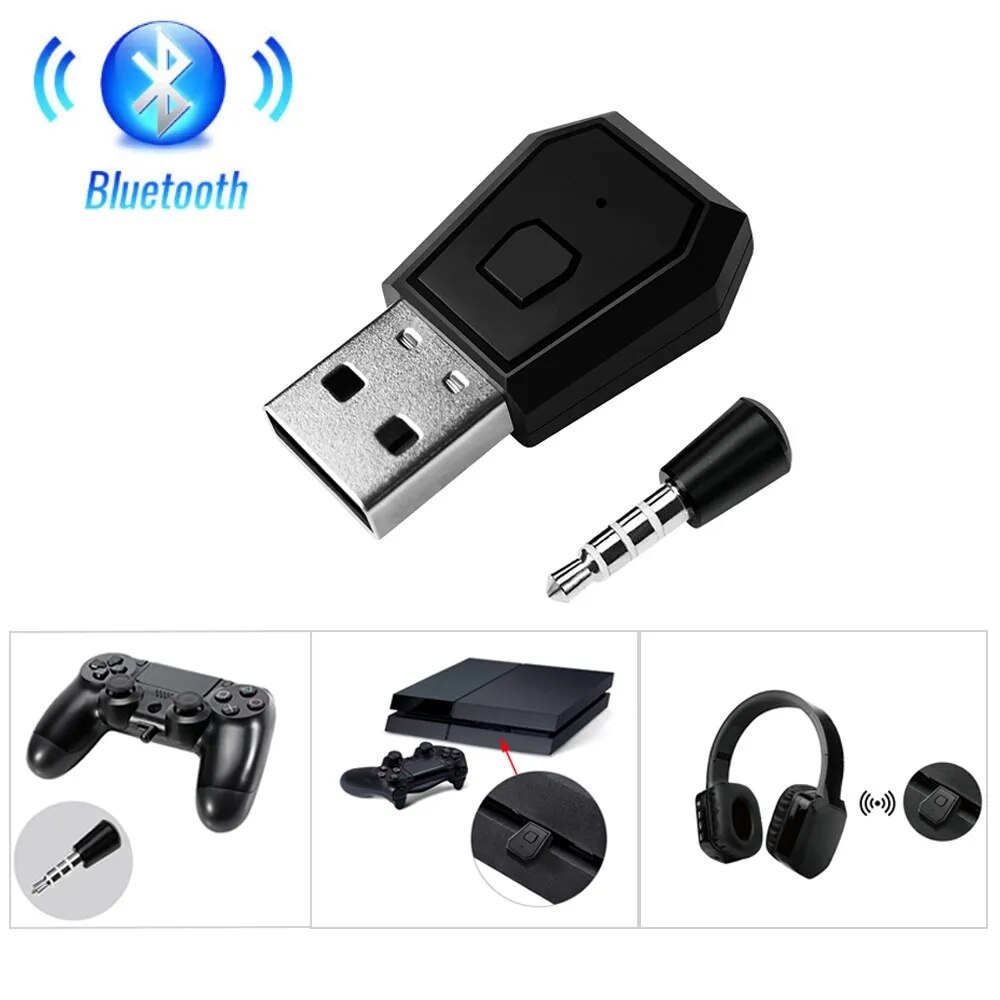 Đặt hàng trước PS4 Bộ chuyển đổi Bluetooth-USB Mini 4.0 Bộ chuyển đổi Bluetooth/dongle và máy phát, tương thích với PS4