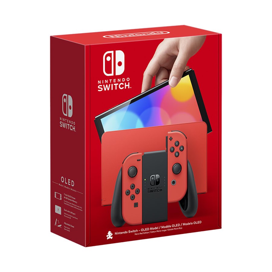 Nintendo Switch OLED Model - Mario Red Edition ของเล่นสำหรับเด็ก (#150767) ราคา 13,990 บาท*ส่งฟรี
