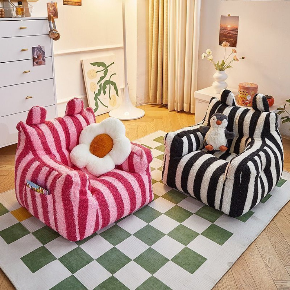 Lười Nhỏ Sofa Gấu Dễ Thương Ghế Ngủ Bé Gái Tatami Ghế Trẻ Em Túi Đậu Sàn Sofa Đệm 🔥goya158🔥