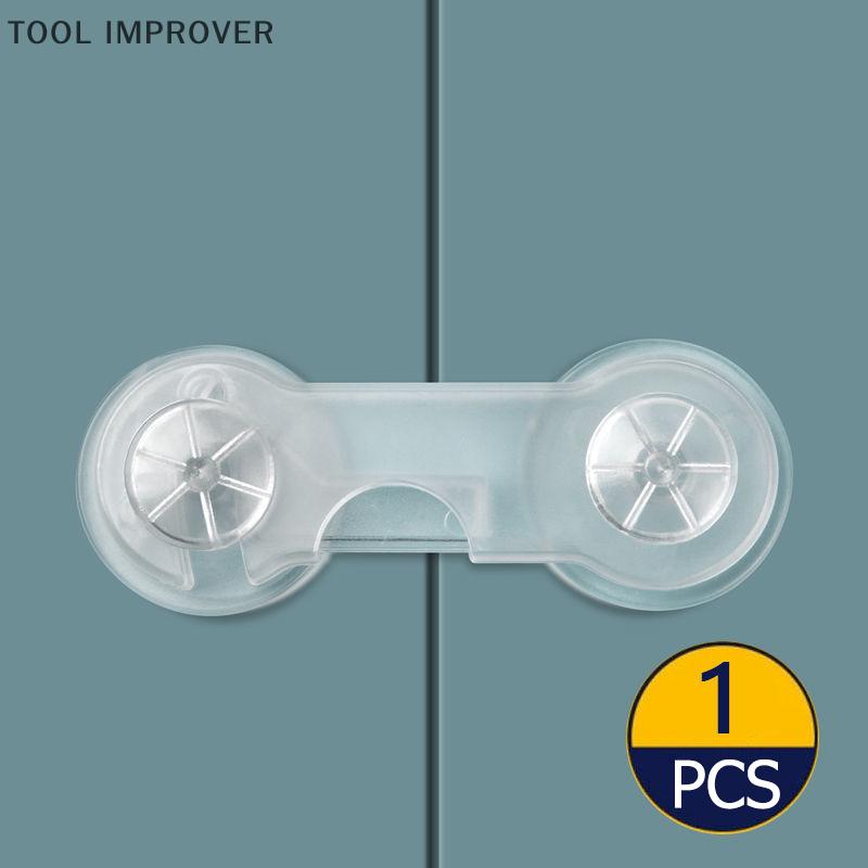 TOOL IMPROVER Bé tủ khóa dây đeo ngăn kéo khóa trẻ em chống mở tủ lạnh khóa nhà bé chống Pinch an toàn bảo vệ khóa