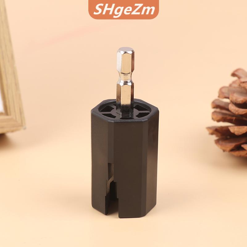 [COD] SHgeZm Đen chuỗi Winder chỉnh PEG puller khoan điện cho guitar bass công cụ sửa chữa guitar điện khoan Guitar chuỗi cắm