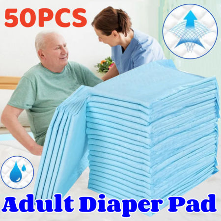 50PCS Waterproof Disposable Adult Diapers - Cushioned Nursing Pads