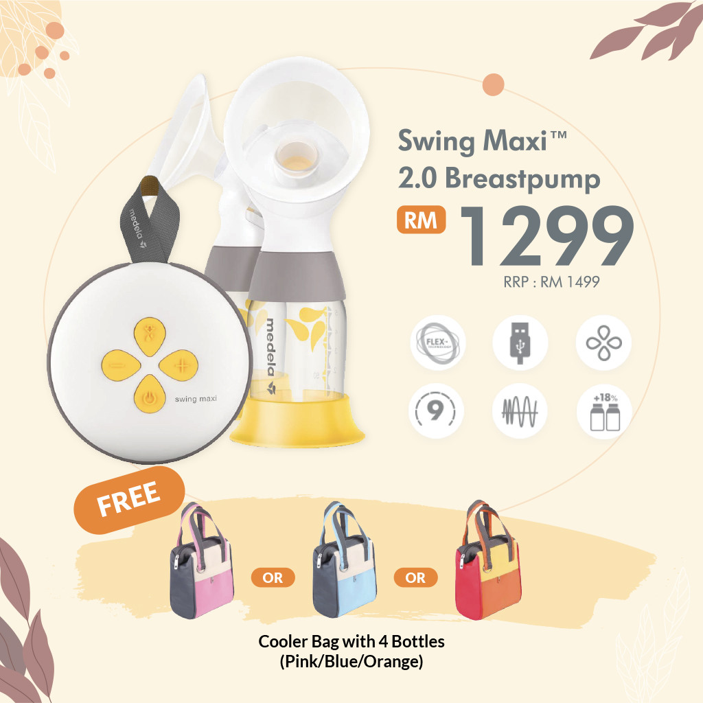 [Hayllo] Medela Swing Maxi (2.0) Breast Pump Bundle