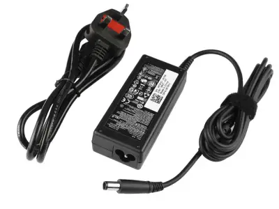 High-Quality Replacement Charger for Dell Laptop 65W 19.5V 3.34A [PA-12 Family, 7.4*5.0mm] with FREE UK extension cord.