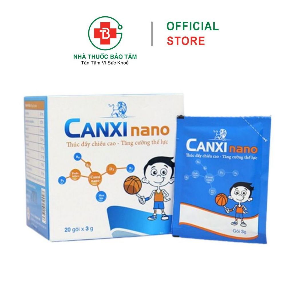 Cốm Canxi nano mdp usa bổ sung canxi, chống còi xương, loãng xương, tăng chiều cao