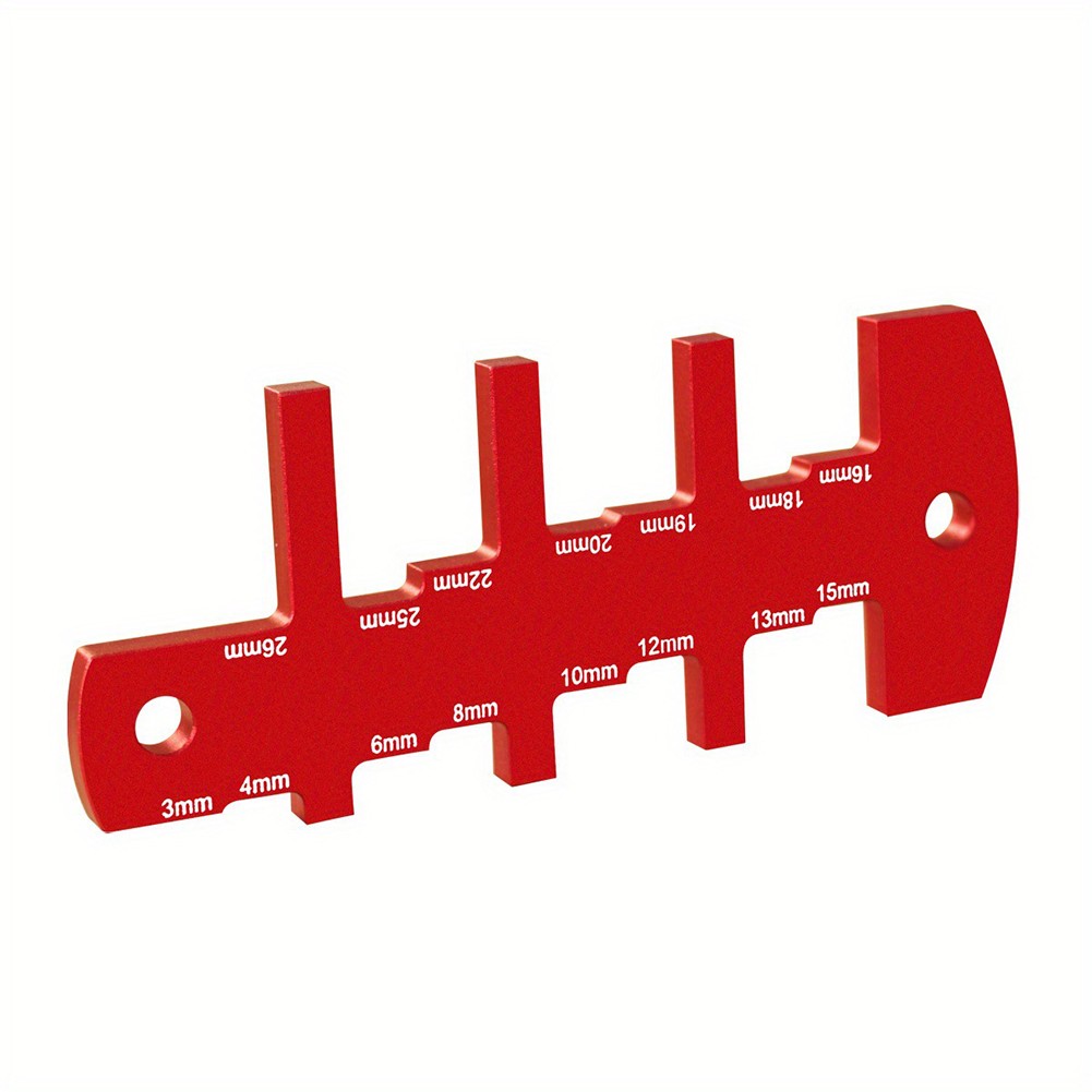 Hometool nhôm hợp kim đỏ đo chiều cao cho chính xác khe sâu Dụng cụ đo