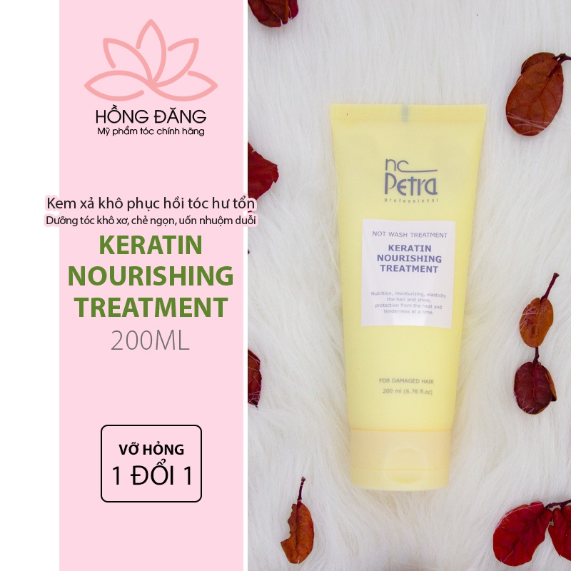 Kem dưỡng tóc keratin,xả khô phục hồi tóc khô xơ hư tổn uốn nhuộm duỗi Nc Petra Keratin Mourishing T