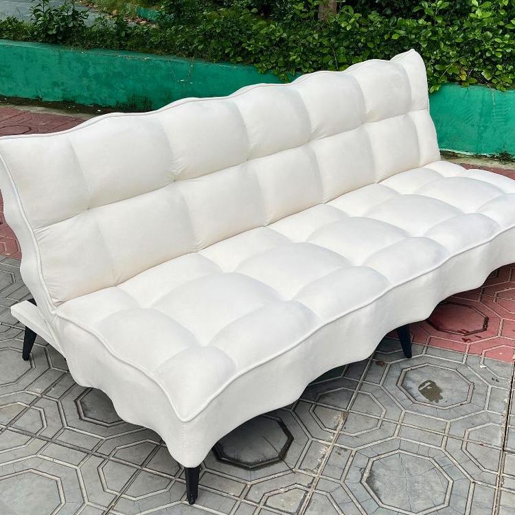 [PHIÊN BẢN 6 CHÂN]- Giá tai xưởng- Ghế Sofa Lượn Sóng 1m7 ngã thành giường – Phong Cách Hàn Quốc Cho Chung Cư, Decor Spa