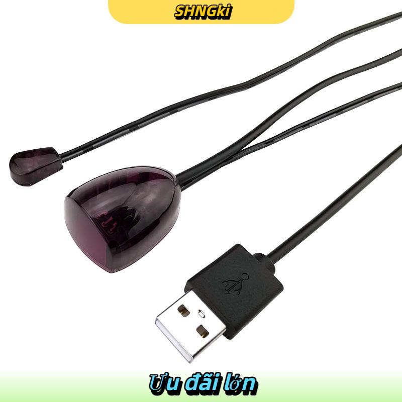 SHNGki USB Adapter IR Hồng ngoại từ xa Extender Receiver Receiver Transmitter emmiter áp dụng cho tất cả các điều khiển từ xa thiết bị