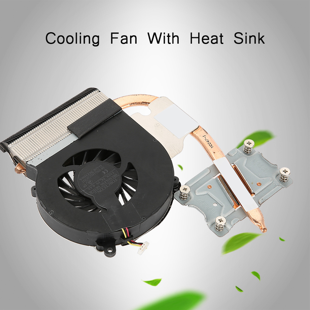 Garosa Quạt Tản Nhiệt CPU An Toàn Màu Đen Chất Lượng Cao Quạt Làm Mát CPU Tuyệt Vời Tiện Lợi Với ABS + Đồng Cho HP Compaq CQ43 CQ57 431 630 631 Quạt CPU Giá 202,000 Đồng*Miễn phí vận chuyển