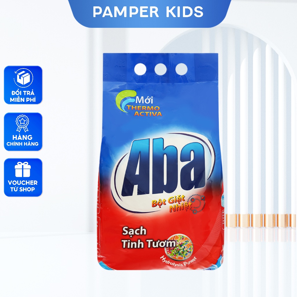 Bột giặt nhiệt Aba Sạch Tinh Tươm 2.9kg